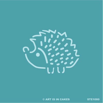 Stencil - Autumn Mr. Hedgehog - 5.5 x 5.5 Inches - Art Is In Cakes, Bakery & SupplyStencilDefault Title