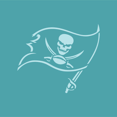 Stencil - Sports Logo Pirate Flag - STE1201 - 5.5 x 5.5 Inches - Art Is In Cakes, Bakery & SupplyStencilDefault Title