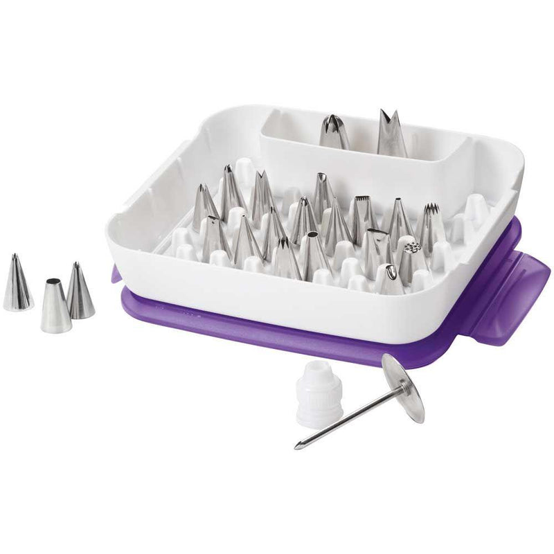 Decorator Smart Tip Organizer holds up to 66 piping tips